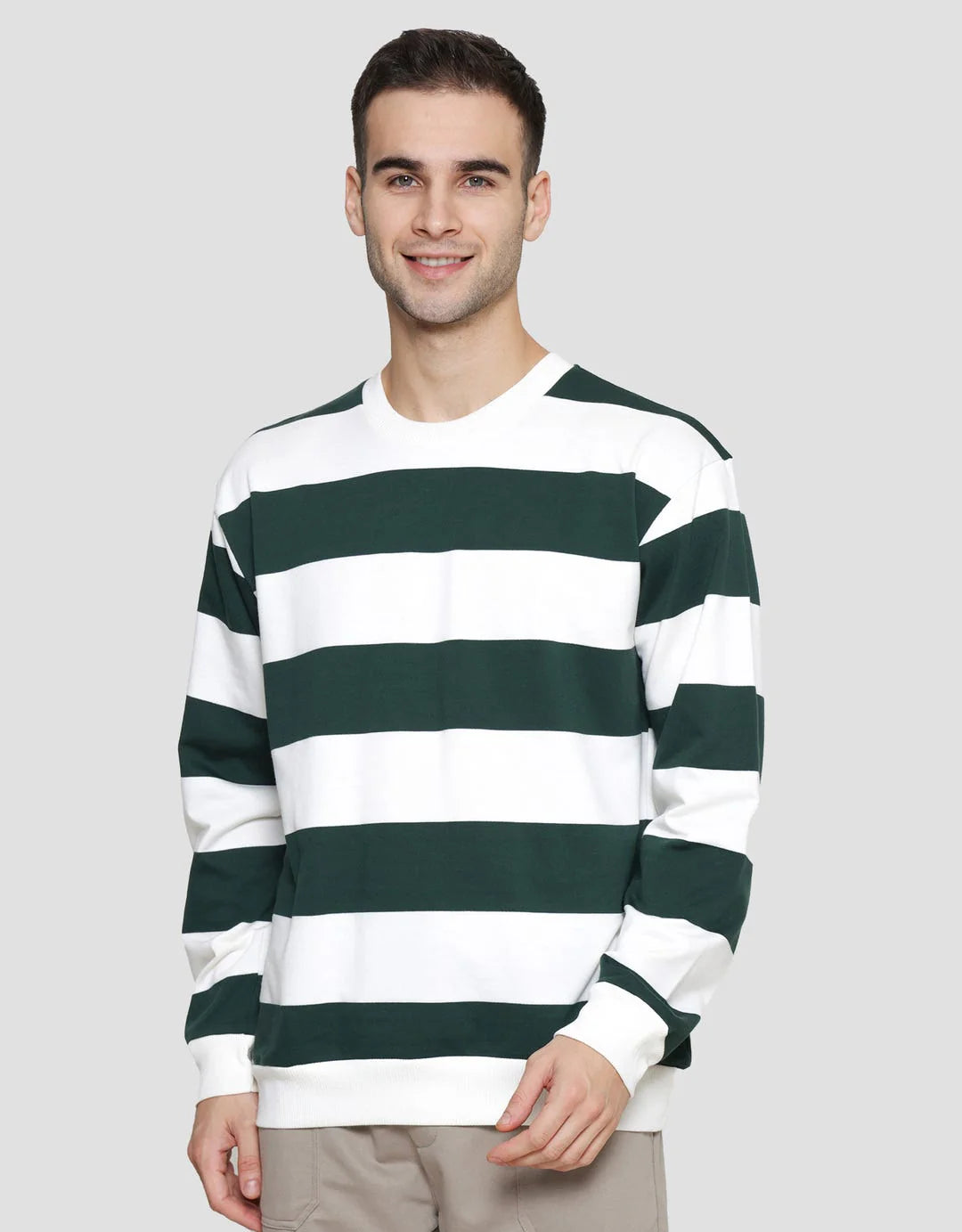 Aurum Sweat Shirt Green White