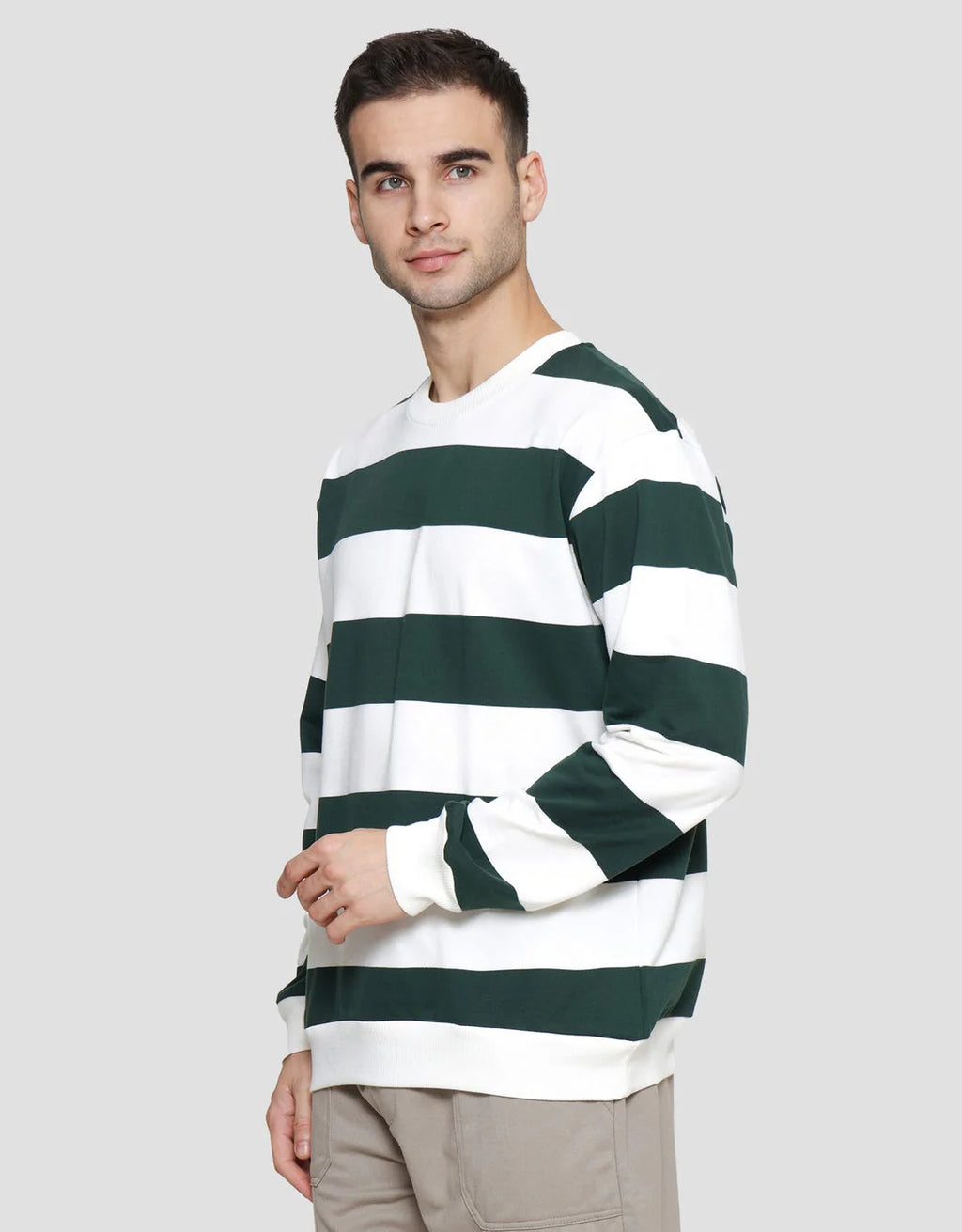 Aurum Sweat Shirt Green White