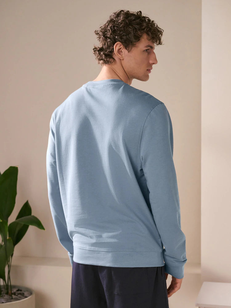 Aurum Sweat Shirt Sky Blue